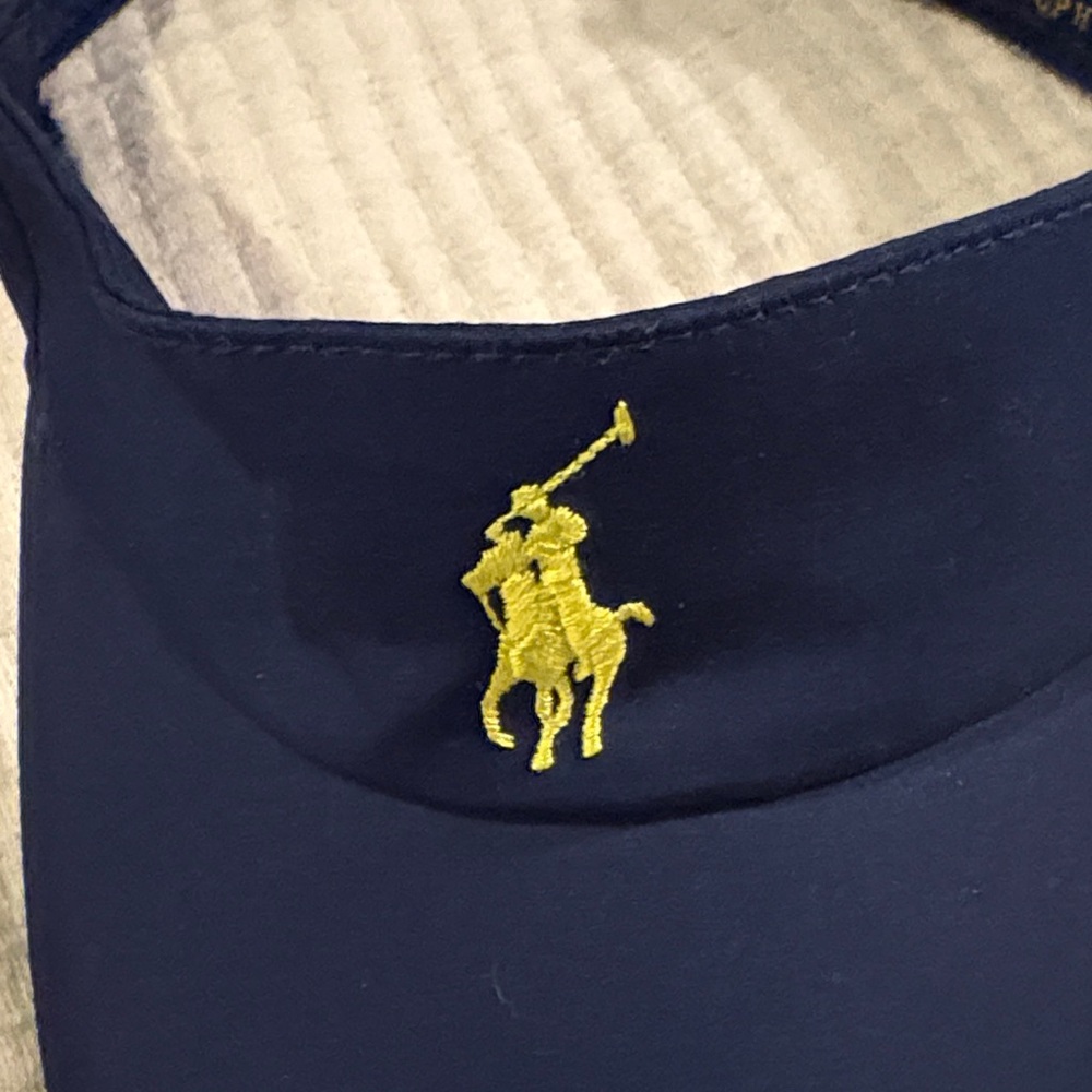 Polo by Ralph Lauren 2014 US Open Dark Blue Visor with Yellow Logo - Picture 5 of 5
